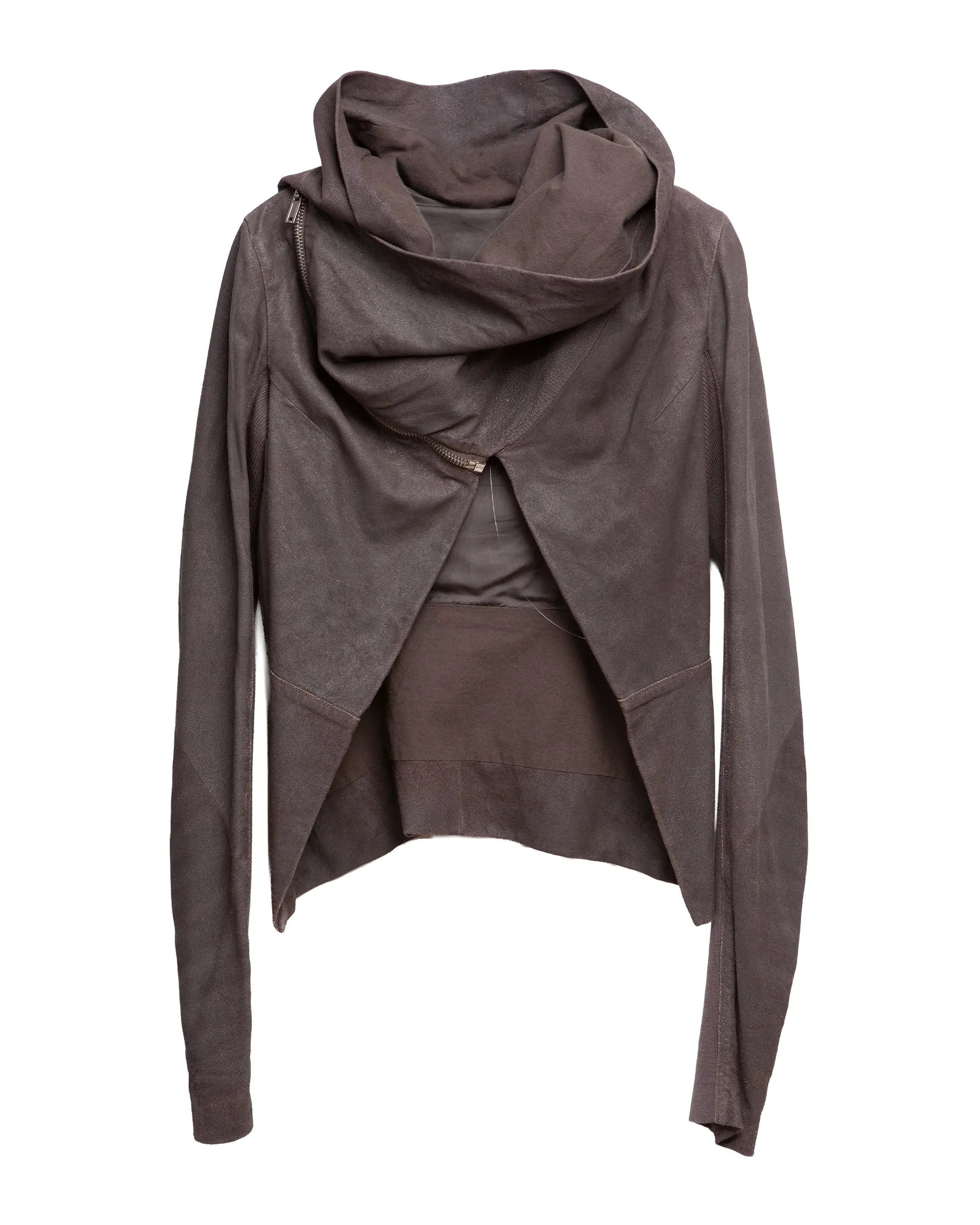 blistered lambskin jacket